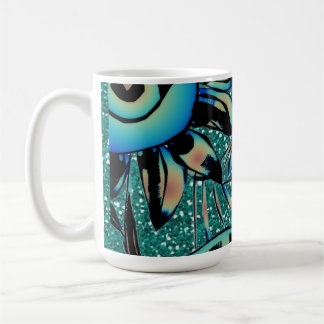Caneca de Café Floral Brisa de Verão