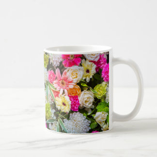 Caneca De Café Floral Burst - Vibrant Garden Mug.