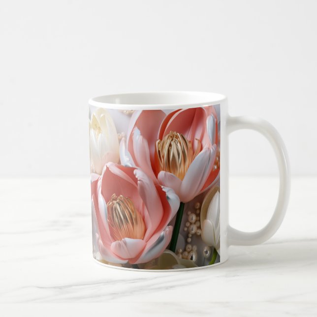 Caneca De Café Floral Coffee Cup (Direita)