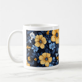 Caneca De Café Floral Coffee Mug