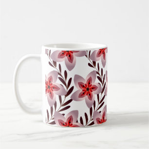 Caneca De Café Floral Coffee Mug