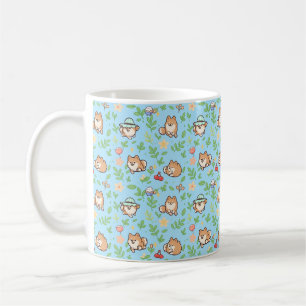 Caneca de Café Floral de Primavera para Amantes de