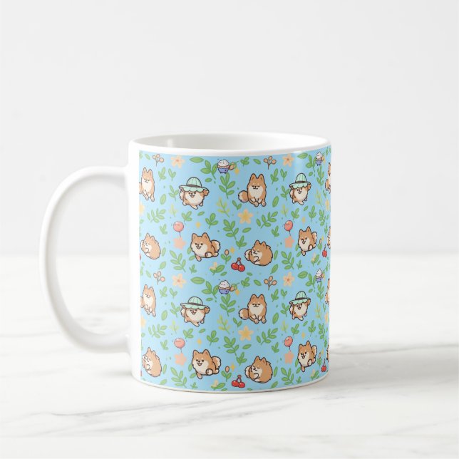 Caneca de Café Floral de Primavera para Amantes de (Esquerda)
