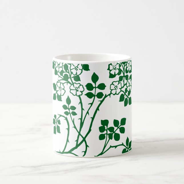 Caneca De Café Floral Design Coffee Mug (Centro)