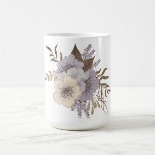 Caneca De Café Floral Fantasy