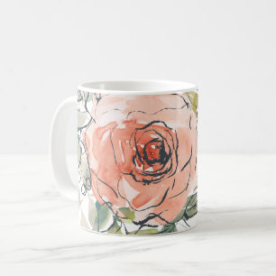 Caneca De Café Floral Feminine Mug para Ela
