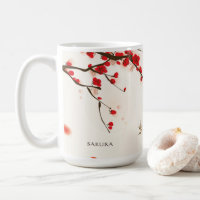 Floral Floral de Cereja Personalizado