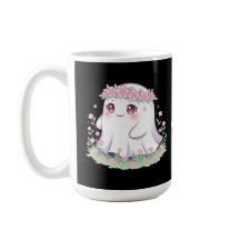 Floral Ghost Halloween Figurume para Meninas