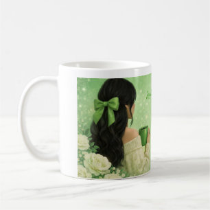 Caneca de Café Floral Girl Presente Era de Cura