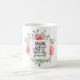 Caneca De Café Floral "Grace Incrível" Coffee Mug
