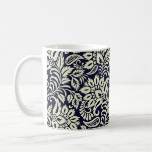 Caneca De Café Floral Ground Vintage Design