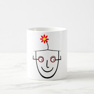 Caneca De Café Floral Human Mug