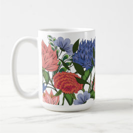 Caneca De Café Floral Indiano
