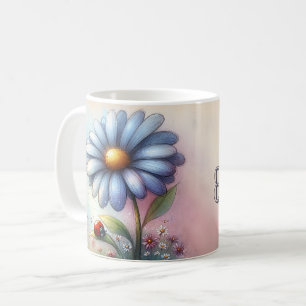 Caneca De Café Floral Inspirador