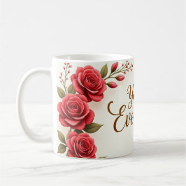 Caneca De Café Floral Love Mug