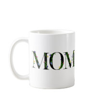 Floral Mãe Mug, Presente com Flores Selvagens