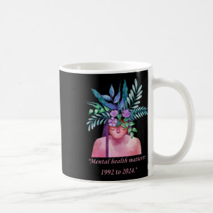 Caneca De Café Floral Mental Health Design 1992 A 2024