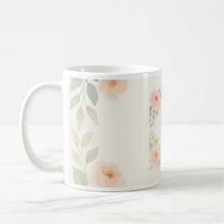 Caneca De Café Floral Mug