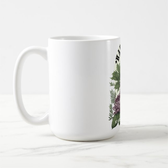 Caneca De Café Floral Mug (Esquerda)