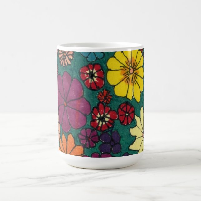 Caneca De Café Floral Mug (Centro)
