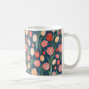 Caneca De Café Floral Mug