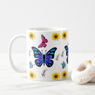 Caneca De Café Floral Mug