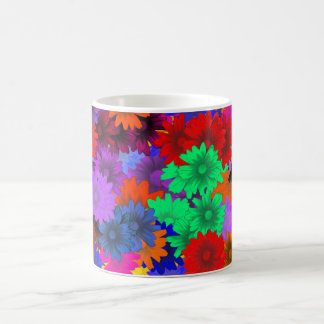 Caneca De Café Floral multicolorido