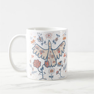 Caneca De Café floral ornamental