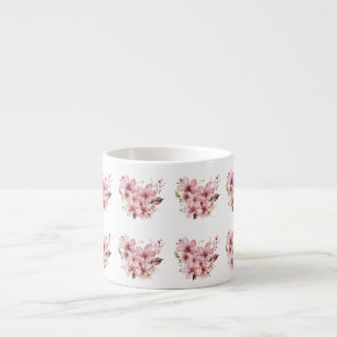 Caneca de Café Floral para presente de aniversário