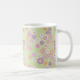 Caneca De Café Floral Pattern Mug