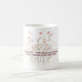 Caneca De Café Floral Proverb Mug