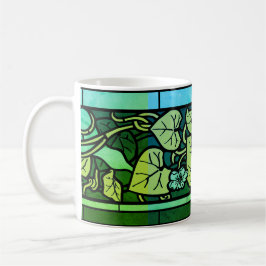 Caneca De Café Floral retro