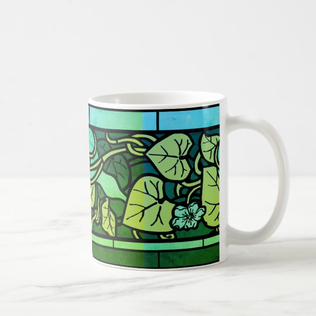 Caneca De Café Floral retro (Direita)