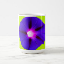 Caneca De Café Floral Roxo