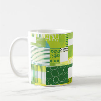 Caneca de Café Floral Tropical Colorida – Fluxo Vi