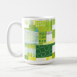 Caneca de Café Floral Tropical Colorida – Fluxo Vi