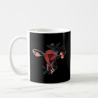Caneca De Café Floral Vagina Uterus Mente Feminista Selvagem Sua