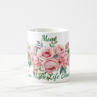 Caneca De Café  Floral Watercolor Mother’s Day for Mom