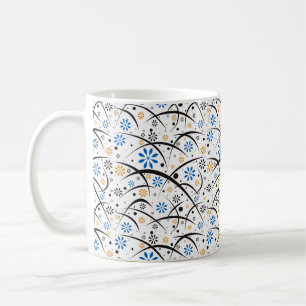Caneca De Café Floral Whimsic Coffee Mug