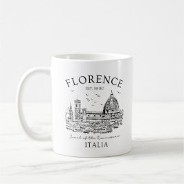 Caneca De Café Florence Itália - Firenze Souvenir Italiano