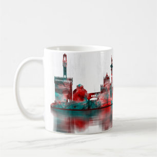 Caneca De Café Florence Italy Skyline