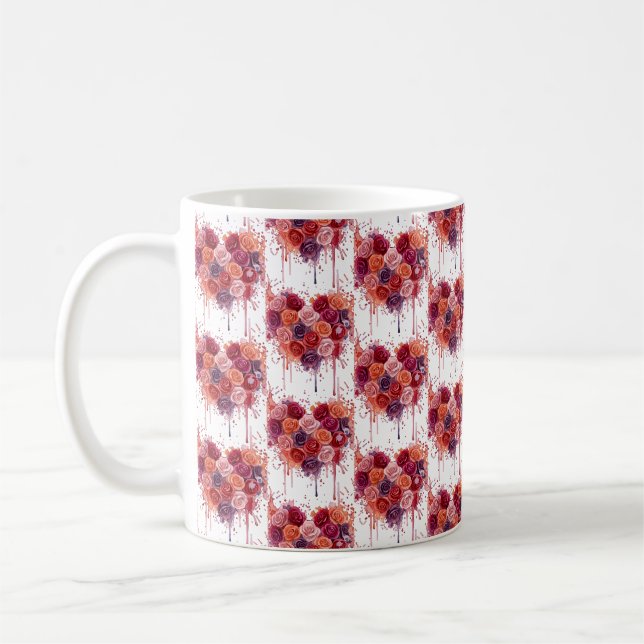 Caneca De Café Flores (Esquerda)