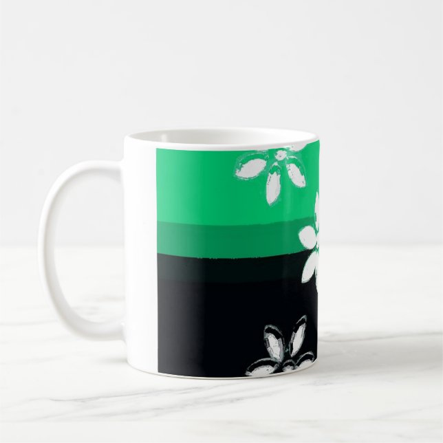 Caneca De Café Flores (Esquerda)