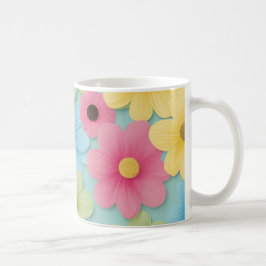 Caneca De Café Flores