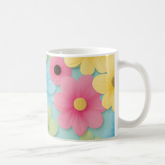 Caneca De Café Flores