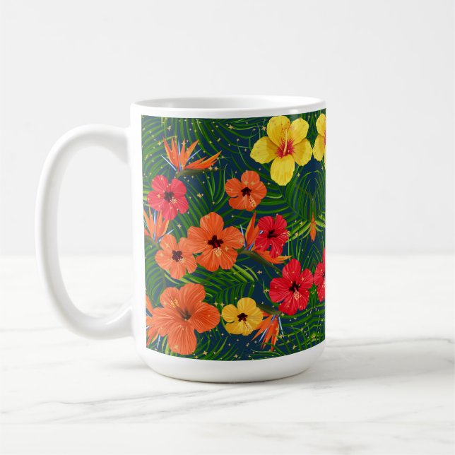 Caneca De Café flores (Esquerda)