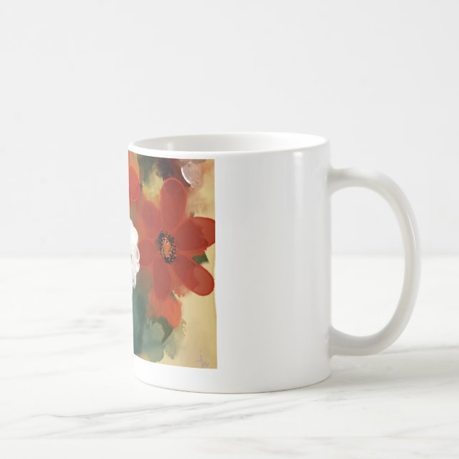 Caneca De Café flores (Direita)