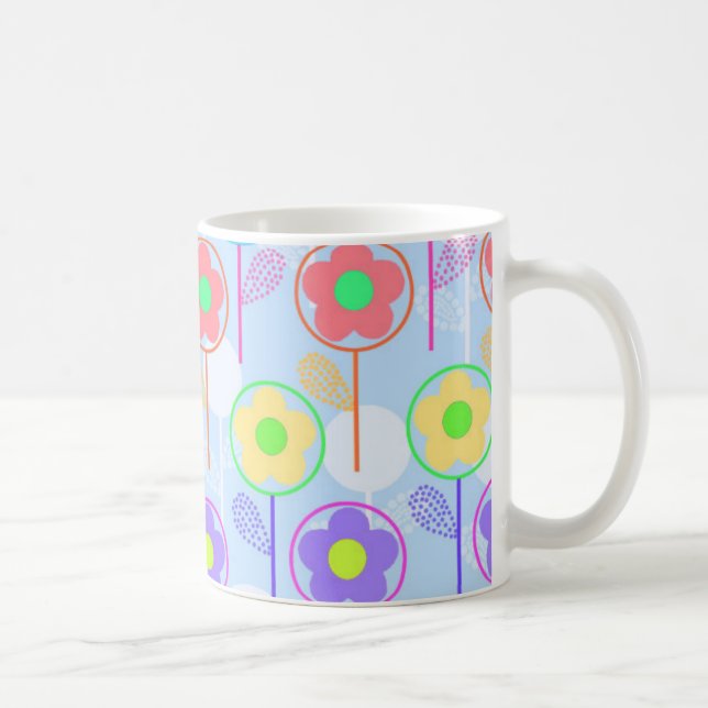 Caneca De Café Flores (Direita)