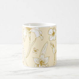 Caneca De Café Flores à Prova de Água: A Arte de Mugs Bloqueantes