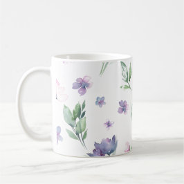Caneca De Café Flores à prova de água: Mug de Flor Everduradouro